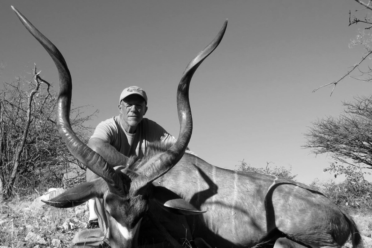 black and white patrick holehan hunting image