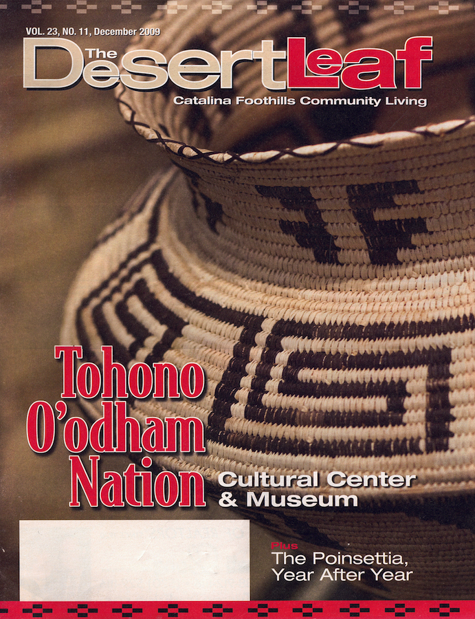 desert leaf journal magazine cover image