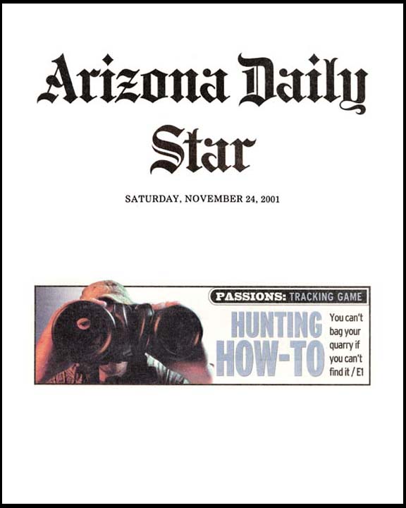 Arizona Daily Star magazine article image