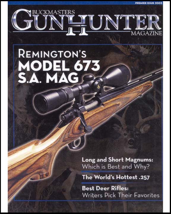 buckmasters gunhunter magazine cover image