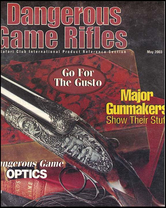 dangerous game rifles magazine cover image