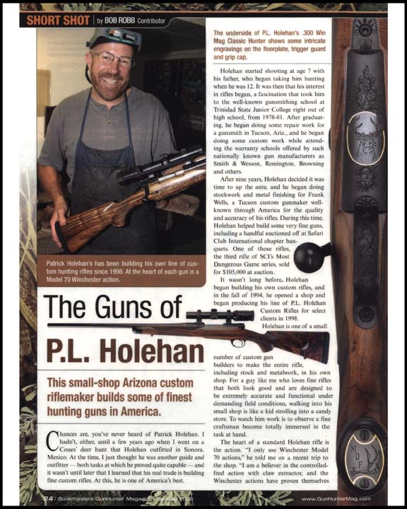 Buckmasters GunHunter magazine article image